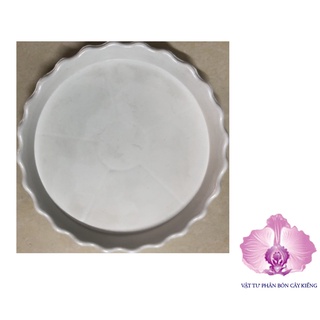 Đĩa lót chậu tròn khía - #048D# [Phi 13]cm