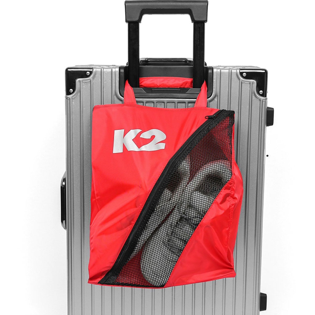 Túi đựng giày dép K.2 chính hãng, vải chống nước, có lưới thoáng khí thoái mùi, khóa kéo, túi để giày, phụ kiện