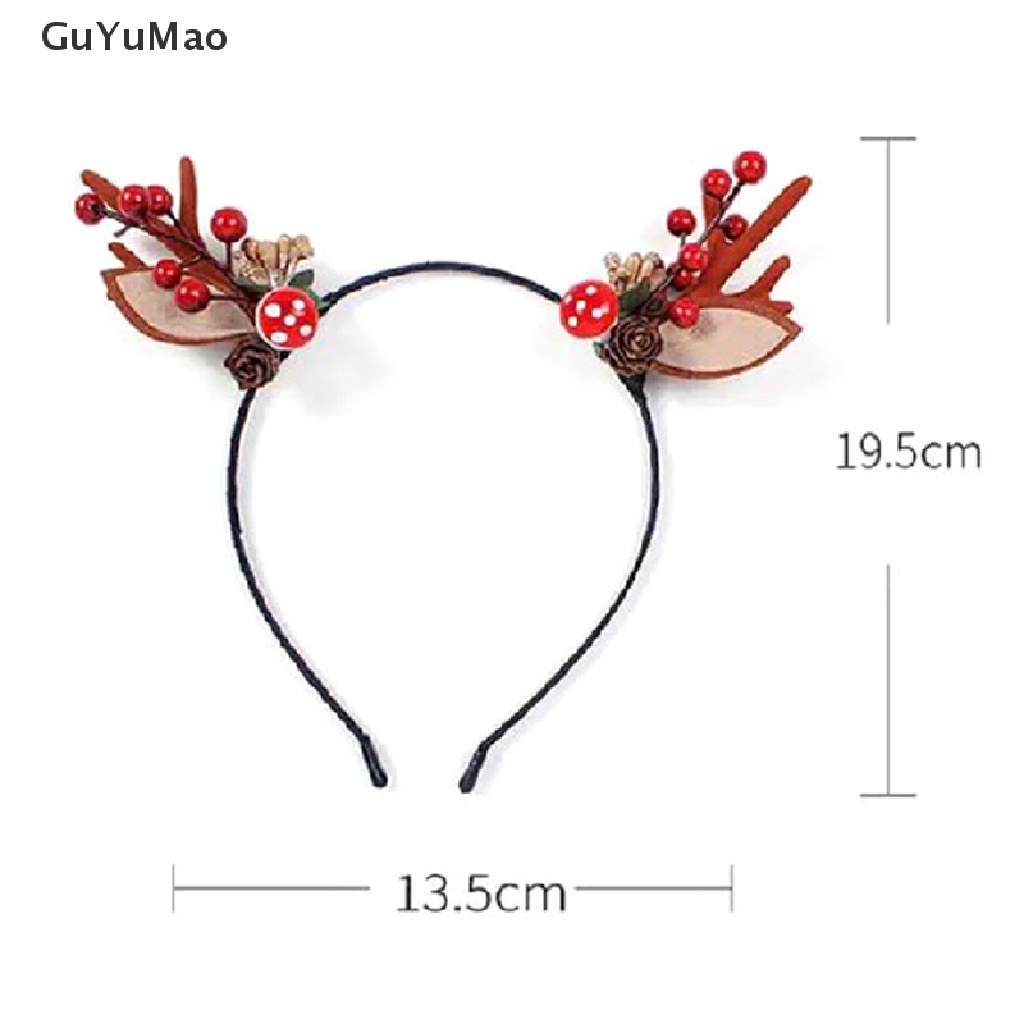 [cxGUYU] Cài Tóc Hình Sừng Hươu Phát Quang Quà Tặng Giáng Sinh PRTA