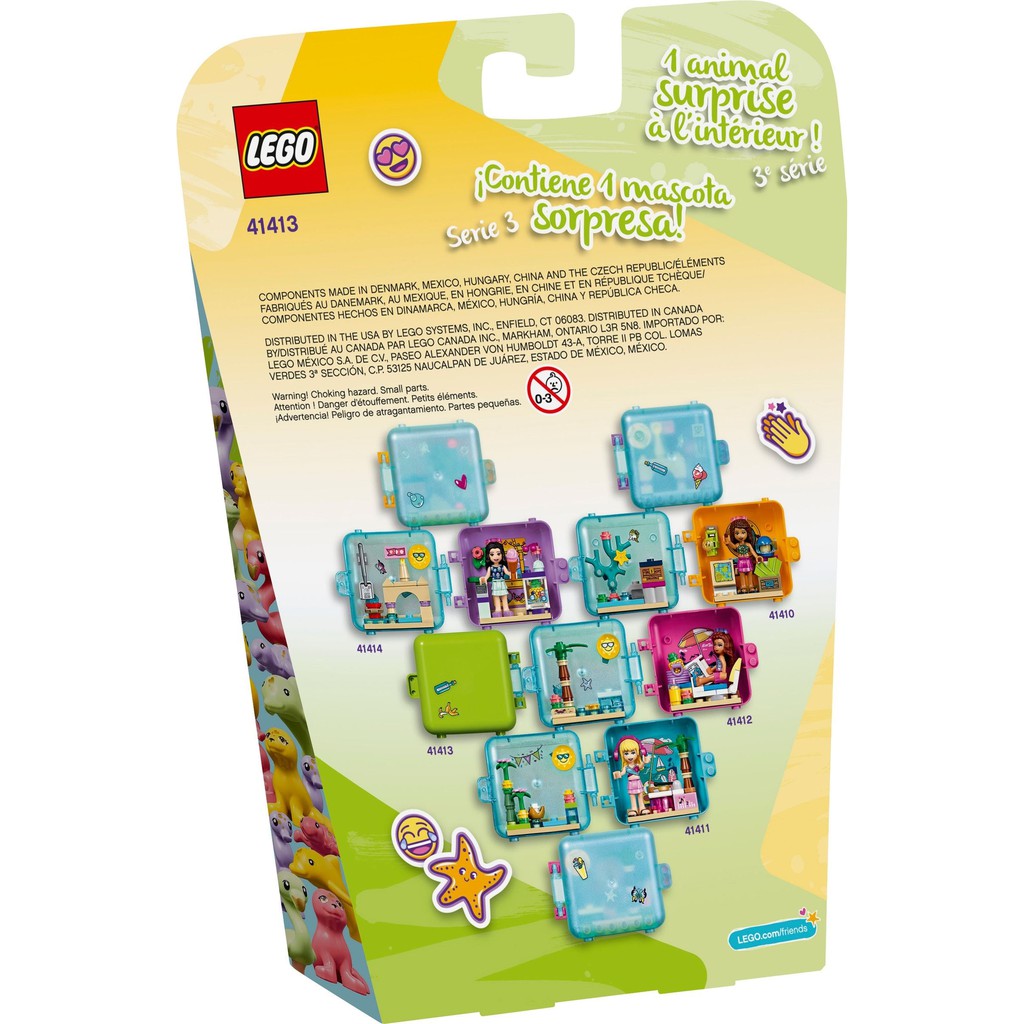 41413 Đồ chơi lắp ráp Iego Friends Mia's Summer Play Cube - Hộp bí mật Kỳ nghỉ hè vui vẻ của Mia
