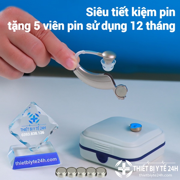 Máy Trợ Thính Không Dây Dành Cho Người Già VHP 220 Chính Hãng