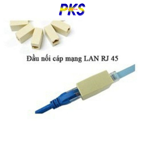 Đầu nối cáp mạng lan RJ45 1 ra 1