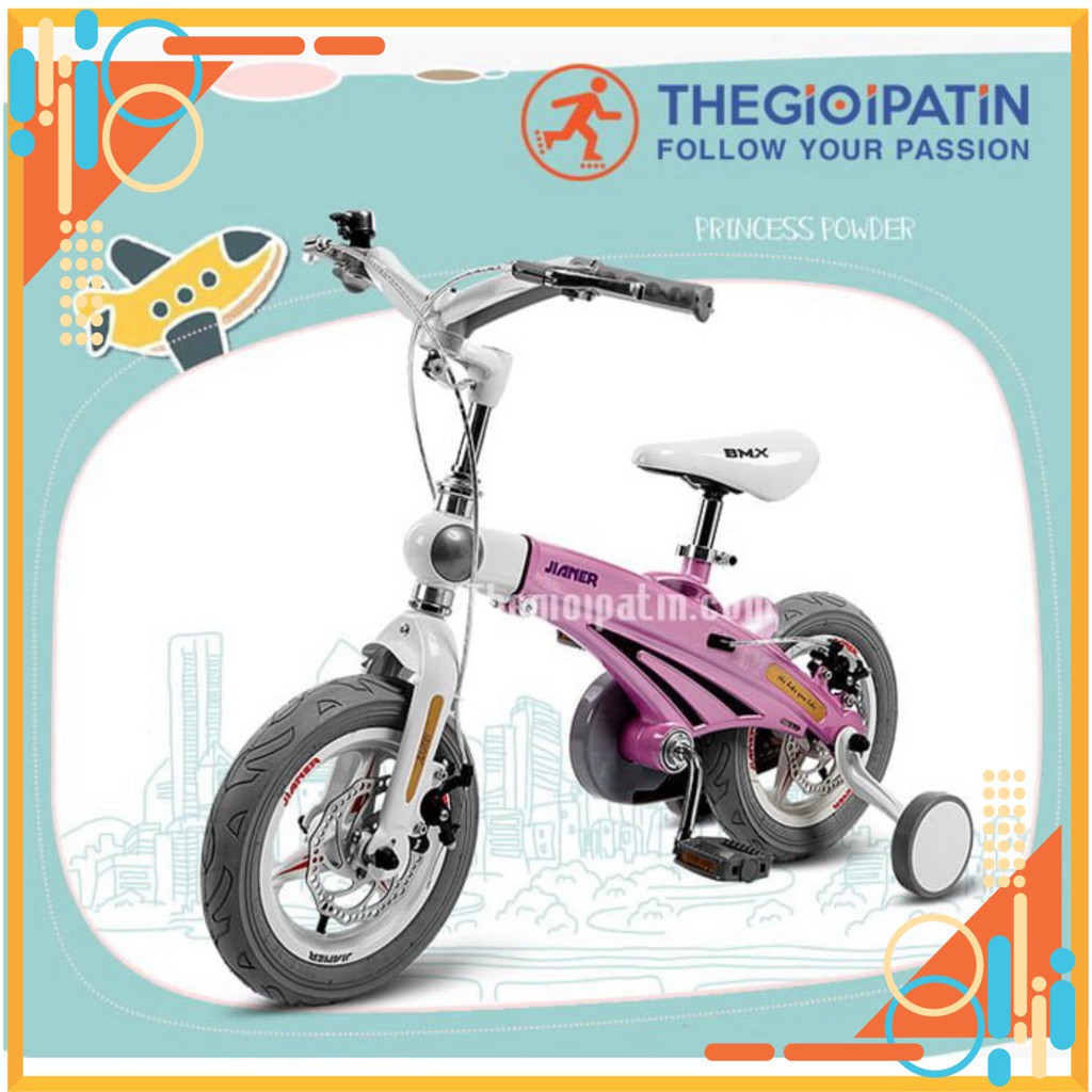 Xe Đạp Trẻ Em Jianer-S9 Trang Bị Phanh Đĩa Đảm Bảo An Toàn Cho Bé Bảo Hành Dài Hạn