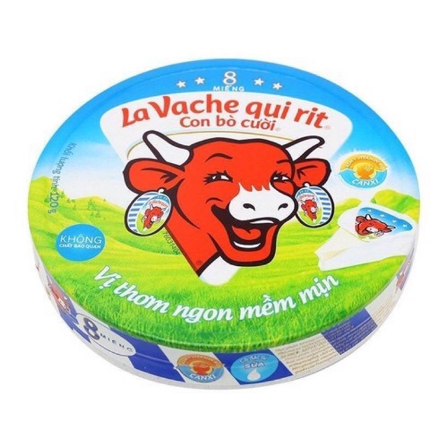 Phomai bò cười 120gr 8 miếng