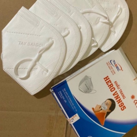 [Hộp 5 Cái] - Khẩu Trang N95 - 3D - 5 Lớp - HERO VN N95 Đạt Tiêu Chuẩn FDA và Quatest 3 | BigBuy360 - bigbuy360.vn