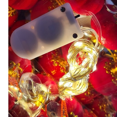 ĐÈN ĐOM ĐÓM DECOR TRANG TRÍ DÀI 3M CÓ SẴN PIN KHÔNG CẦN CẮM ĐIỆN