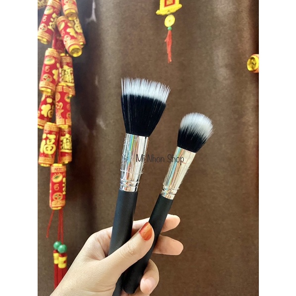 Cọ dupe Mac 187 &amp; 159 dùng cho má kem, light ướt, nền lỏng và có thể dùng cả phấn phủ