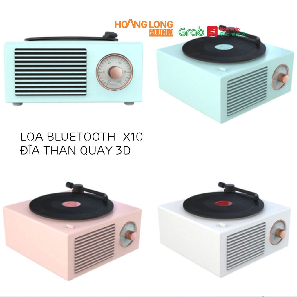 Loa bluetooth đĩa than X15 | loa không dây X10 đĩa than quay 3d
