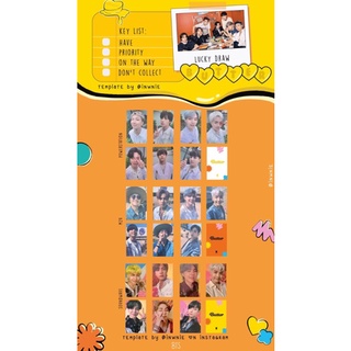 Card lucky draw butter - bts