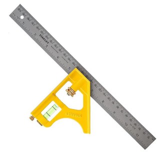 Thước Ê-ke mộc thủy cán sắt STANLEY 46-028 (300 mm-12 inch)
