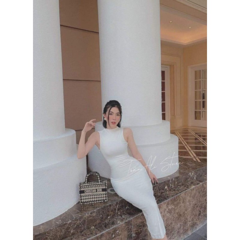 Đầm Ôm Body Dáng Dài Không Tay Kiểu Dáng Ba Lỗ Đẹp | BigBuy360 - bigbuy360.vn