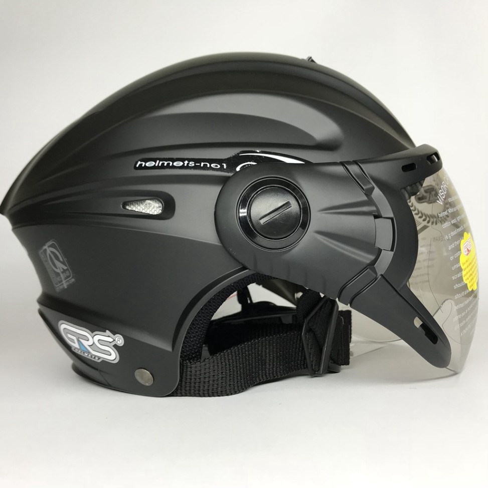 Nón bảo hiểm nửa đầu có kính GRS 1/2 A737K - Đủ Màu - Bảo Hành 12 tháng chính hãng phân phối