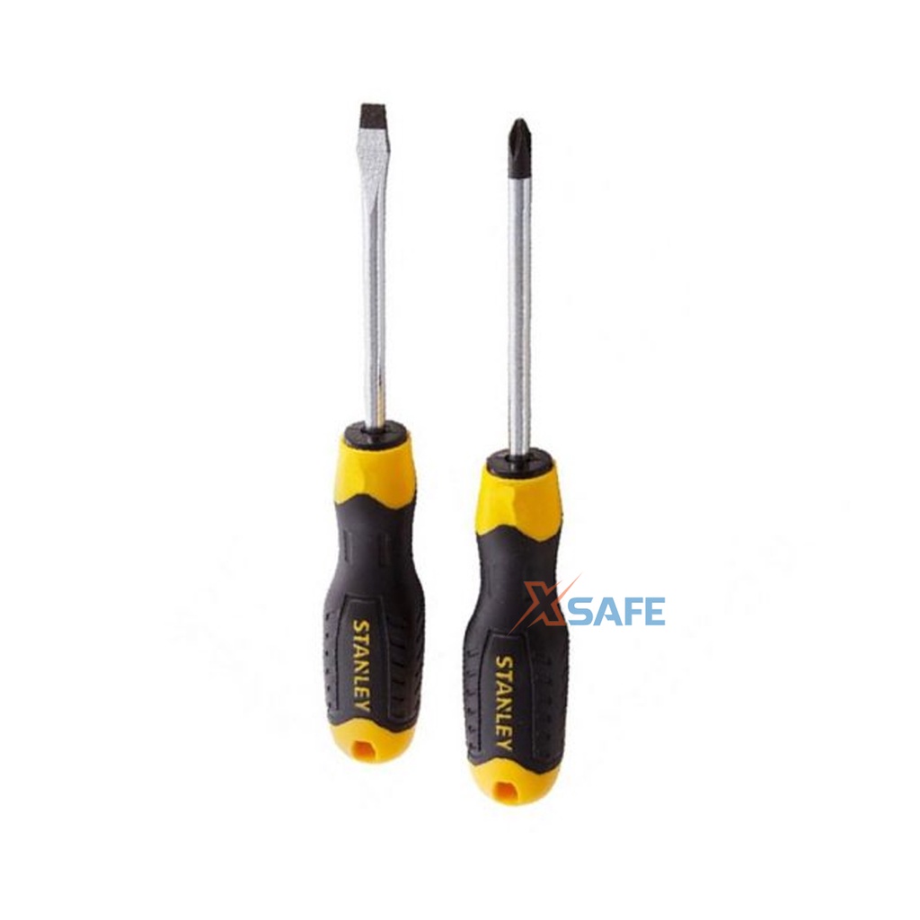 Bộ tua vít 2 cây STANLEY STMT66670 Bộ tuốc nơ vít mũi vít hợp kim độ cứng cao, không tòe đầu, cứng cáp