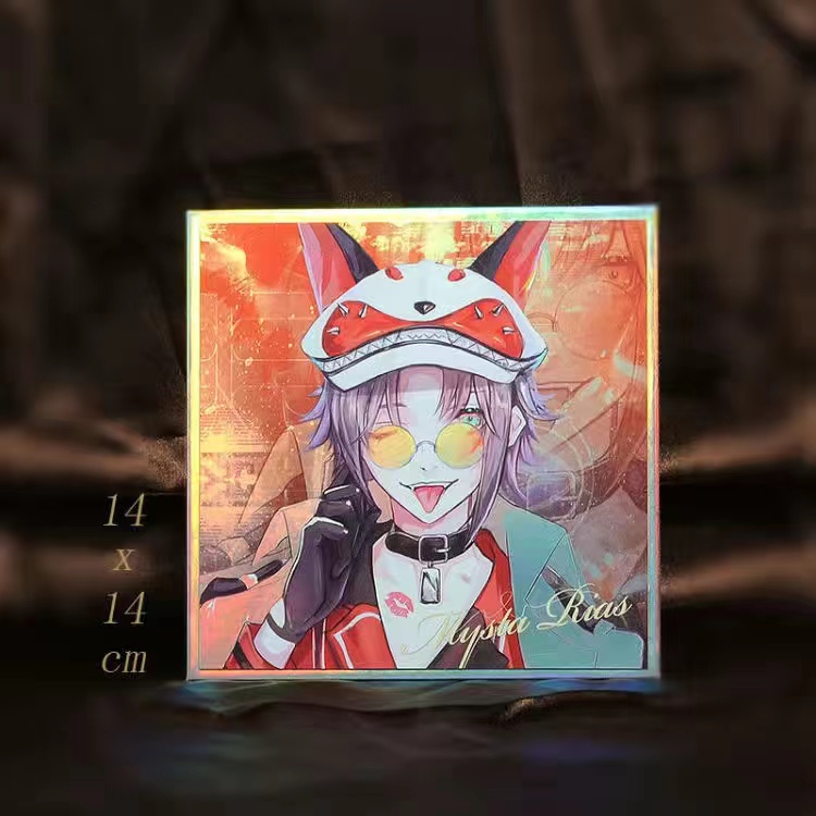 Bảng Hiệu Bằng Giấy Màu laser Hai Màu Cầu Vồng luxiem merchandise club vox mysta Ikea