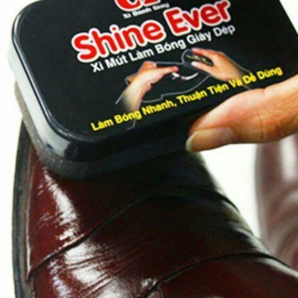 Xi mút đánh bóng giày nhanh Shine Ever chính hãng công ty CF,phù hợp các loại đồ da và màu sắc