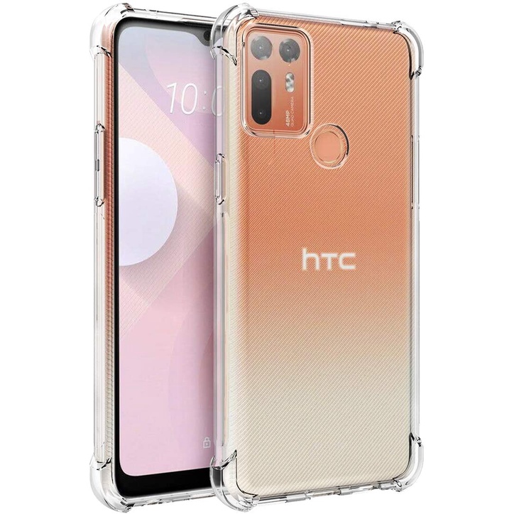 Dành Cho HTC Desire 20 21 22 Pro 19 Plus U23 U20 5G Vỏ Mềm Chống Sốc Pha Lê Gel Trong Suốt TPU Vỏ Ch