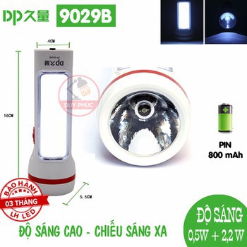 [ĐÈN PIN DP] Đèn Pin Led DP Siêu Sáng 2 Trong 1