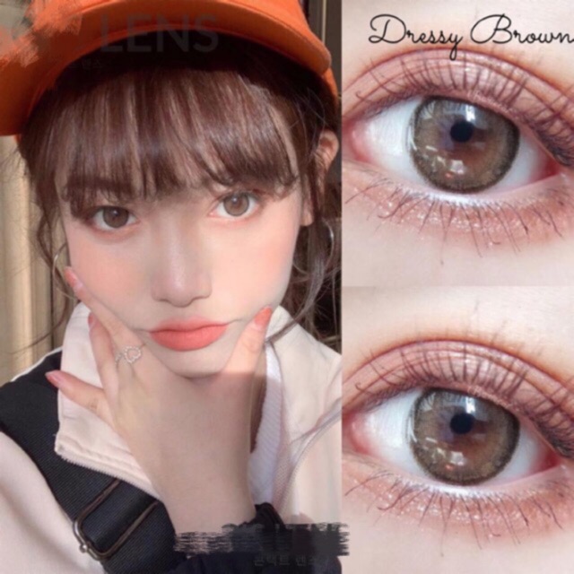 Contact lens DRESSY BROWN