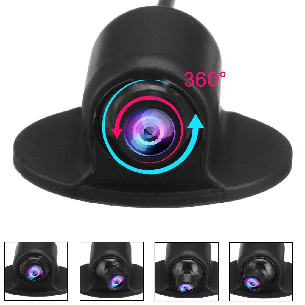 Camera ban đêm MiNI CCD Coms HD xoay 360 độ° Camera quan sát phía sau xe hơi