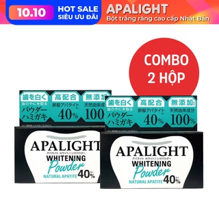 COMBO 2 HỘP Apalight Whitening Power 26g - Bột trắng răng Nhật Bản