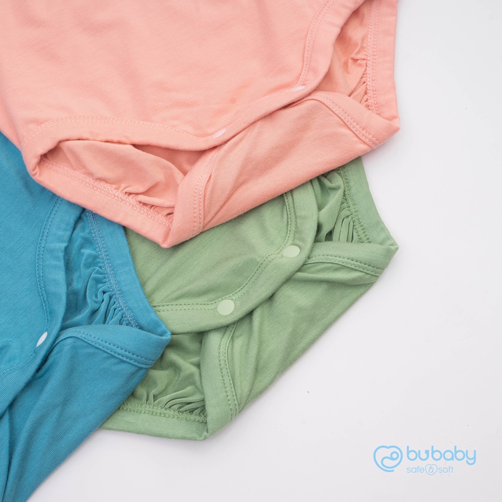 Bộ body chip cài vai Bambus New Moon Bu Baby dành cho bé trai bé gái mềm mại cao cấp