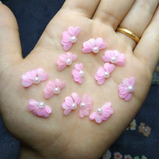 Hoa bột nail - cúc ruby