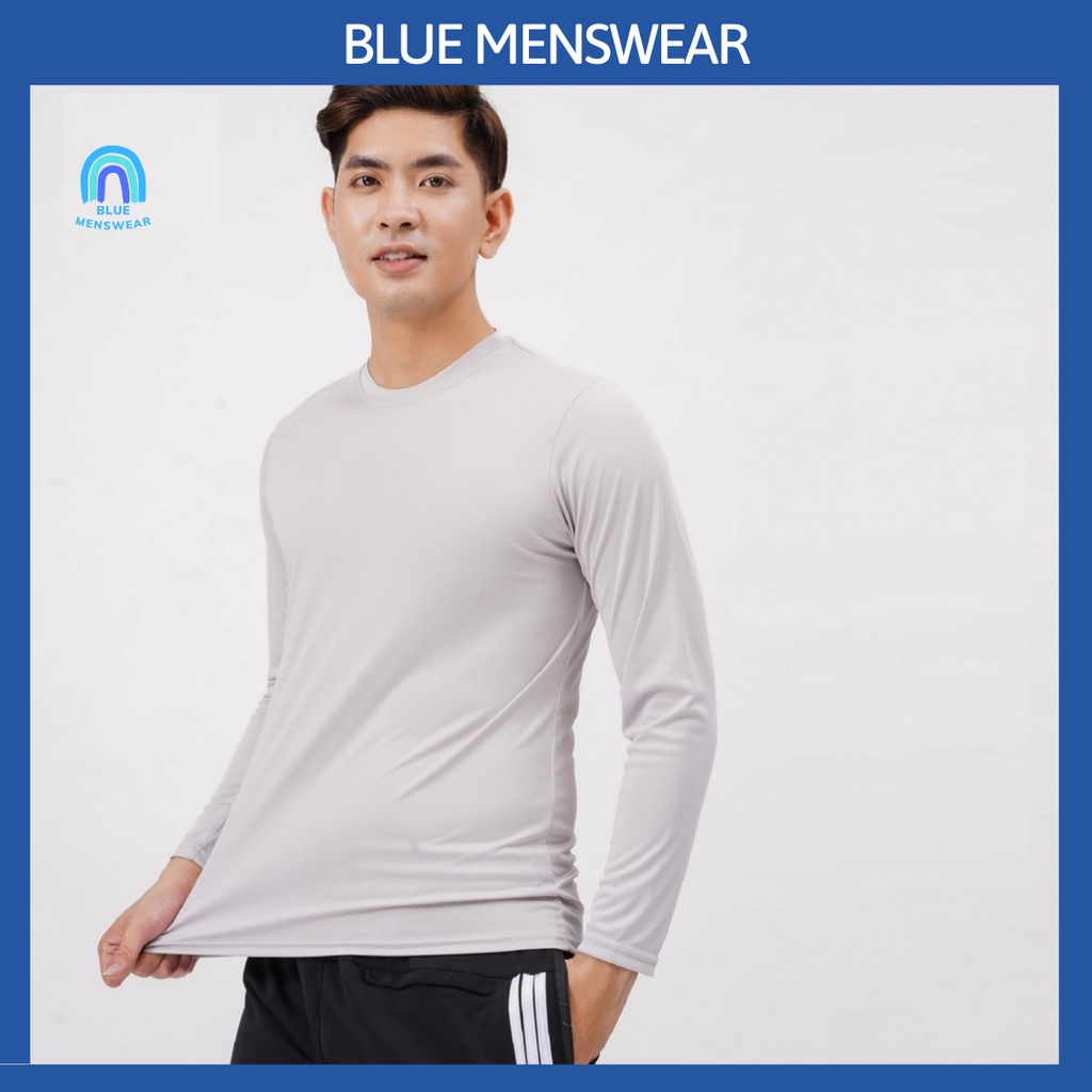 Áo Giữ Nhiệt Nam thể thao đẹp dài tay cao cấp AT28 - BLUE MENSWEAR | BigBuy360 - bigbuy360.vn