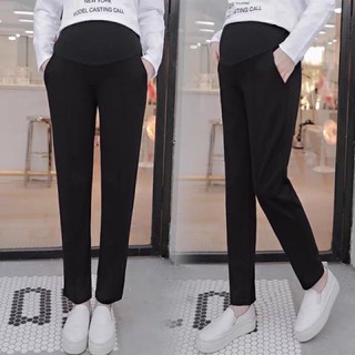 [Chất umi co giãn, có big size] Quần baggy công sở cho bà bầu, quần baggy bầu