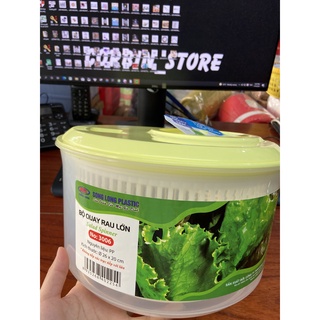 RỔ ĐA NĂNG RỬA - VẮT KHÔ RAU SỐNG, CỦ QUẢ CÁC LOẠI làm salad tiện lợi, nhanh khô cho nhà bếp, CORBIN_STORE