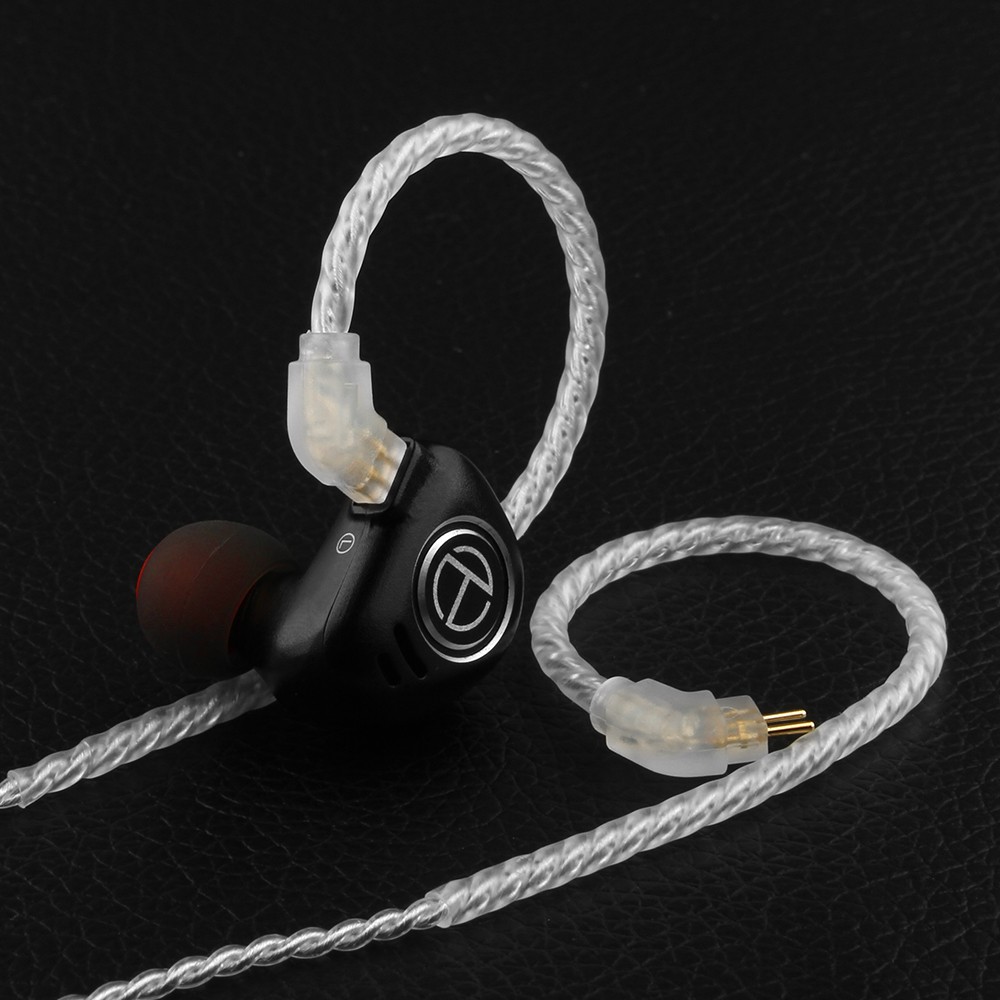 Cáp tai nghe HIFI TRN A2 mạ bạc đầu nối MMCX 2Pin cho TRN V10 / V20 / V60 TFZ HQ8 HQ6