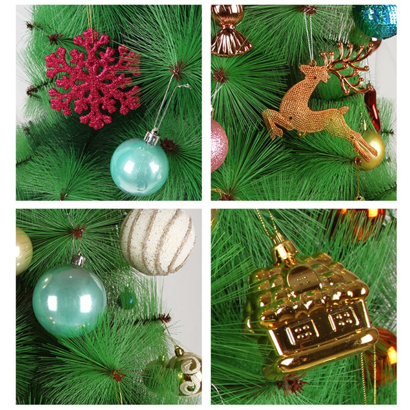 60-70 Trái Châu Bằng Nhựa Nhiều Màu Sắc Dùng Trang Trí Cây Thông Giáng Sinh