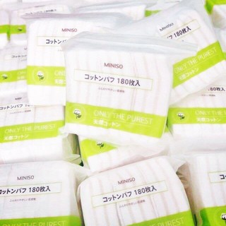 Bông Tẩy Trang Miniso Gói 180 Miếng