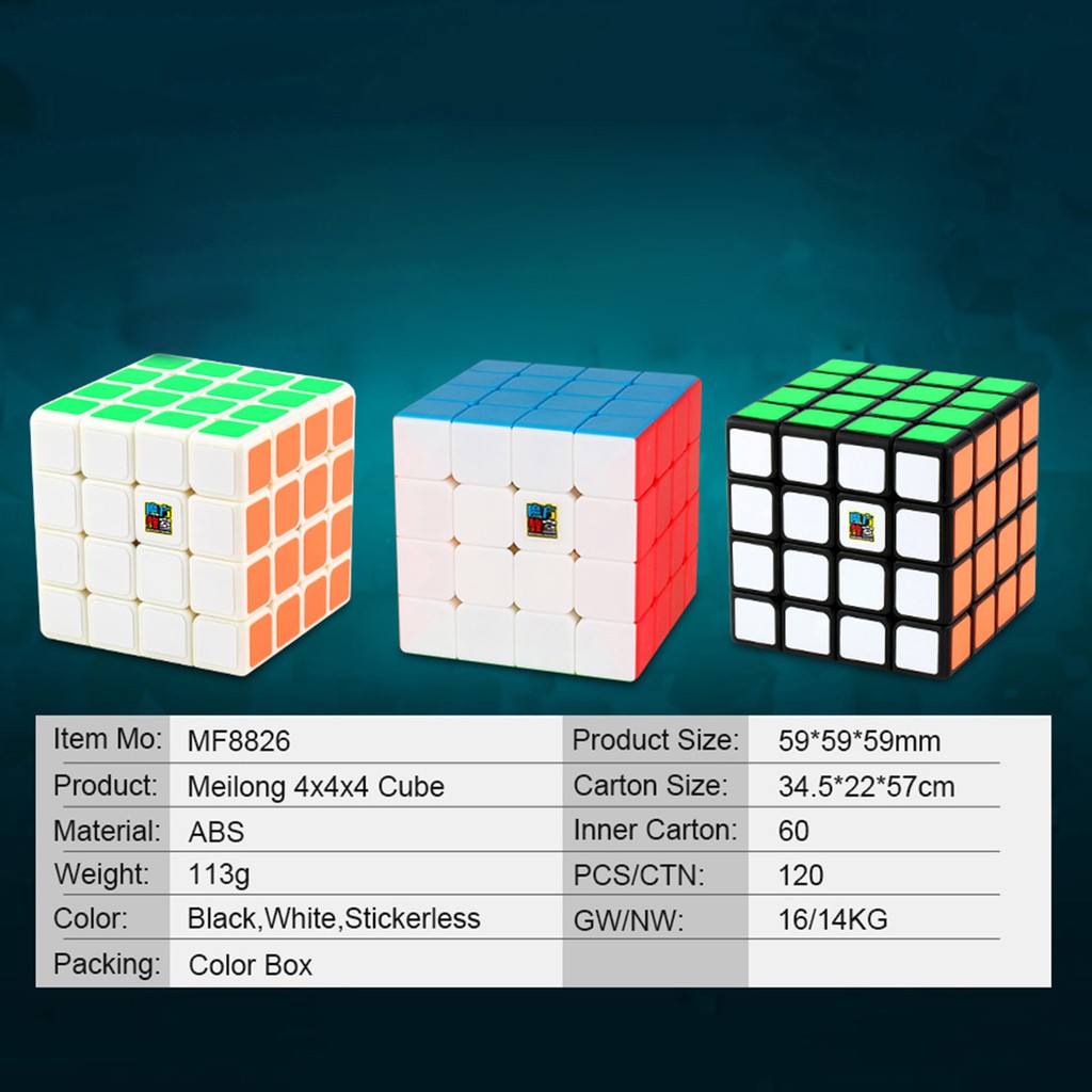 [Mã LIFE0503TOYS giảm 10% đơn 0Đ] Rubik 4x4 MoYu MFJS MeiLong 4x4x4 Khối Rubik 4 Tầng