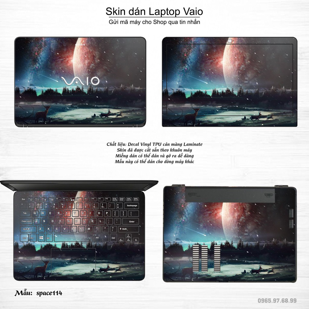 Skin dán Laptop Sony Vaio in hình không gian _nhiều mẫu 19 (inbox mã máy cho Shop)