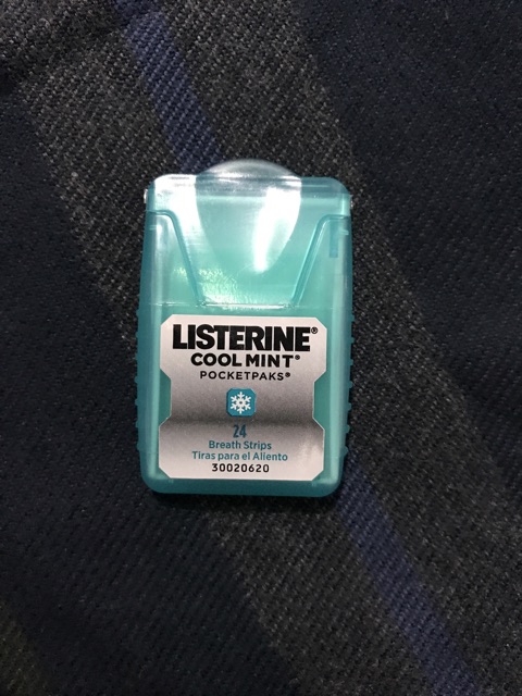 Miếng ngậm thơm miệng Listerine Cool Mint--Mỹ