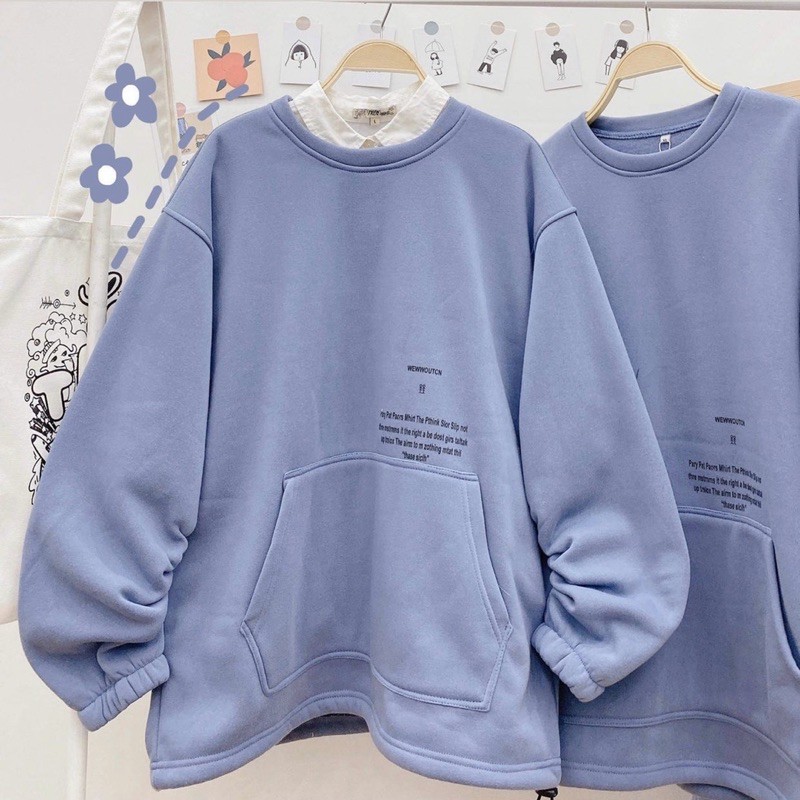 [Mã FATHANG5 giảm 10K đơn 50K] Áo Nỉ SWEATER dài tay phối túi ( Hình thật 100% chất mịn đẹp xịn chuẩn mẫu ) | BigBuy360 - bigbuy360.vn