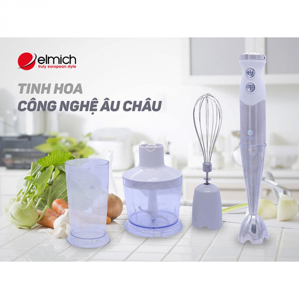 Máy xay sinh tố cầm tay Elmich BLE-1860 công suất 600W