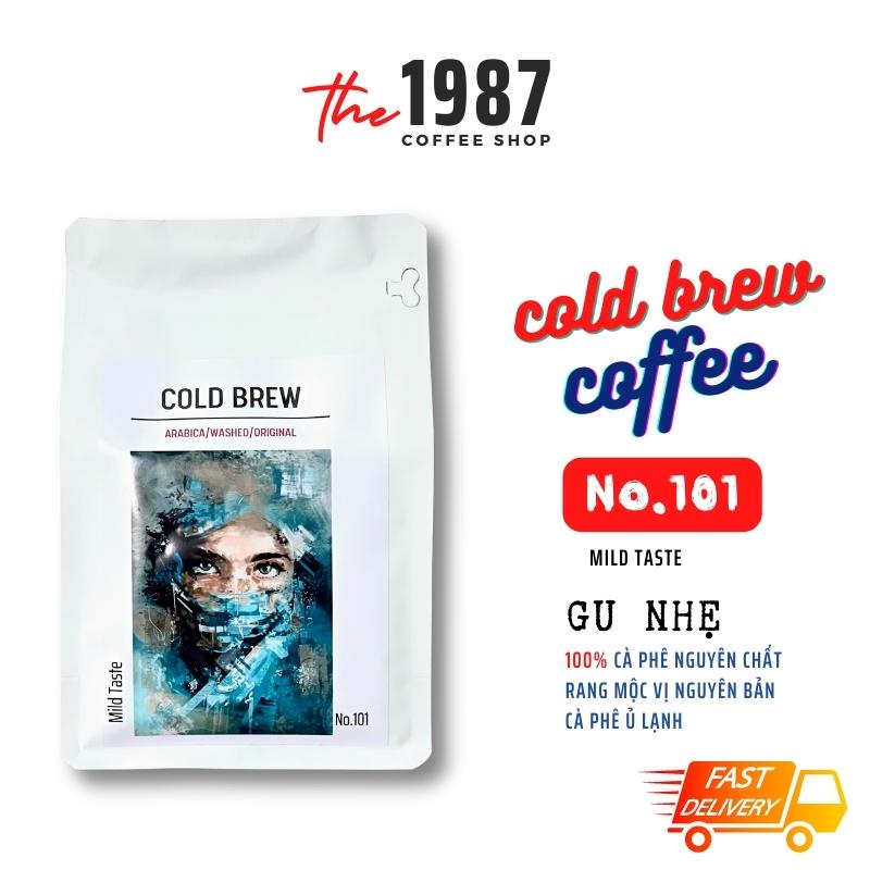 Cà phê cold brew ủ lạnh túi lọc No.101 - Cafe Arabica gu vị nhẹ nhàng - Cà phê nguyên chất rang xay 