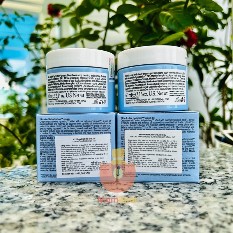 Kem Dưỡng Ẩm Comfort Zone Hydramemory Cream Gel 60ml