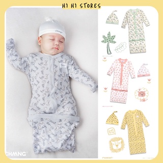 Chaang set túi ngủ kèm mũ tigger cho bé ss2022d09