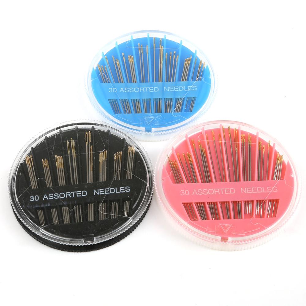 Set 30 kim khâu vải da 3 màu chuyên dụng