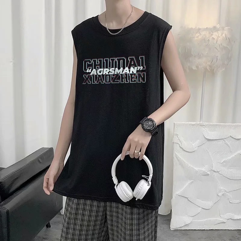 Áo Ba Lỗ Nam In Hình Cá Tính Size M-3Xl