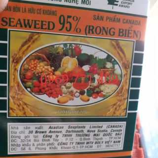 [Rong biển] phân bón lá hữu cơ khoáng seaweed 95% 1 gói  10g