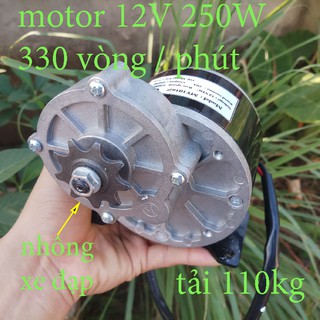 motor giảm tốc 12v 250w- động cơ giảm tốc 12v - ic 12v 250w chế xe điện