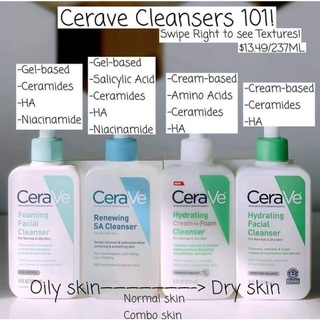Sữa rửa mặt CeraVe Pháp (đủ màu, đủ size)