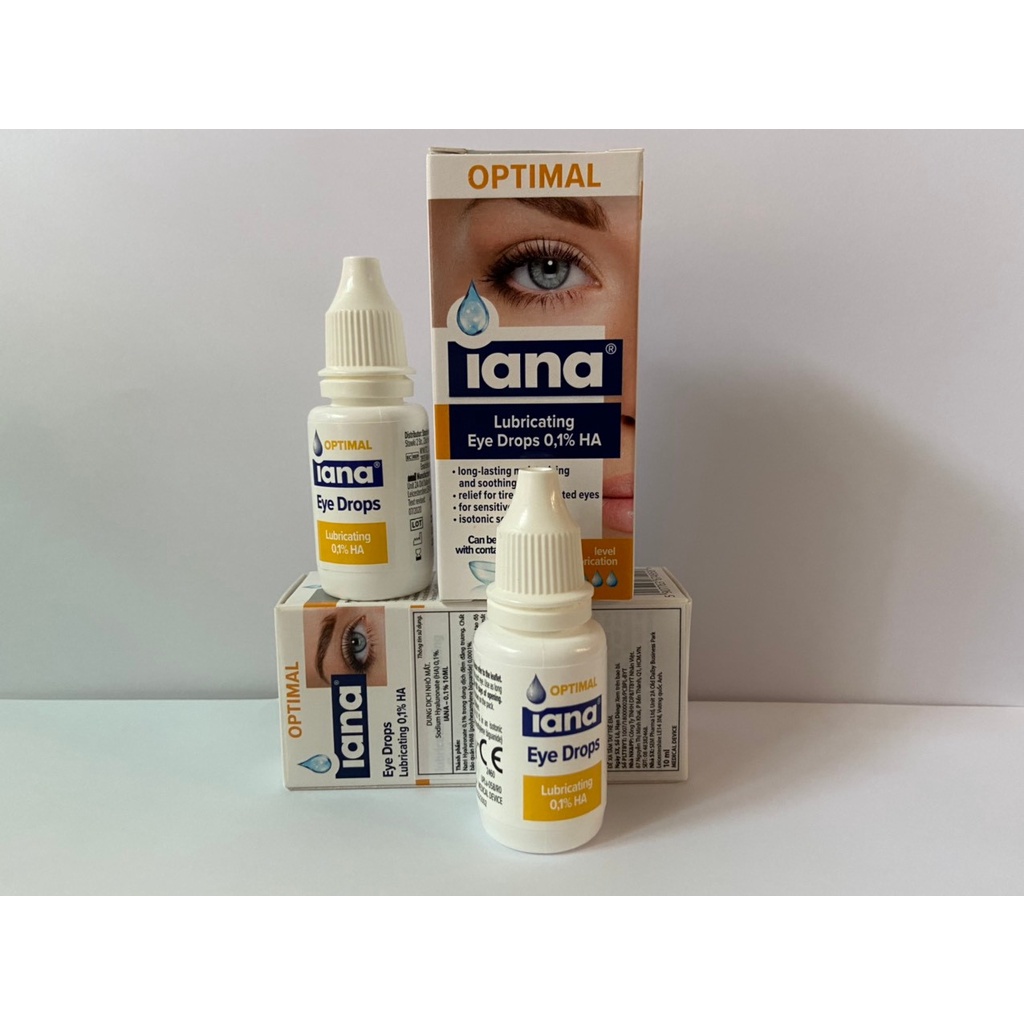Iana -Chai nước mắt nhân tạo 10ml số 1 tại Anh Quốc