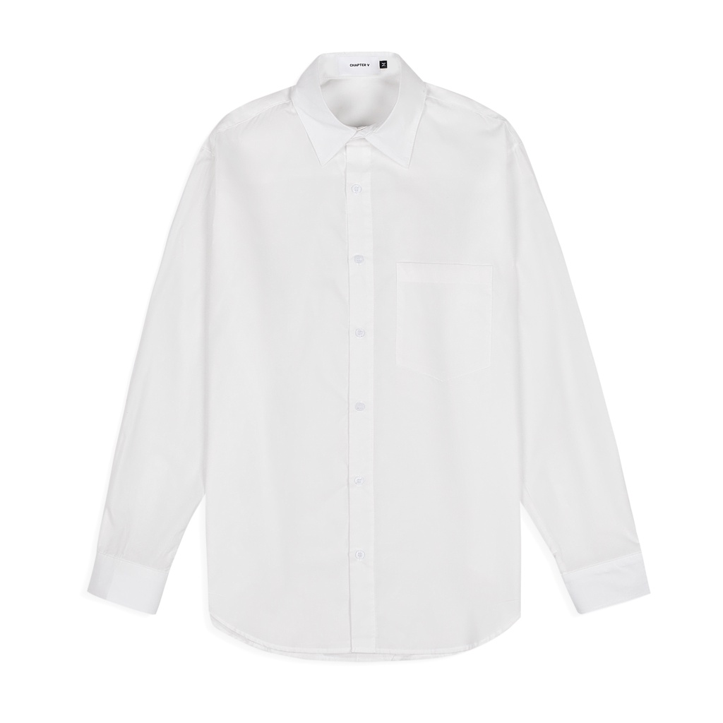 Áo sơ mi trắng form rộng - Oversized White Shirt