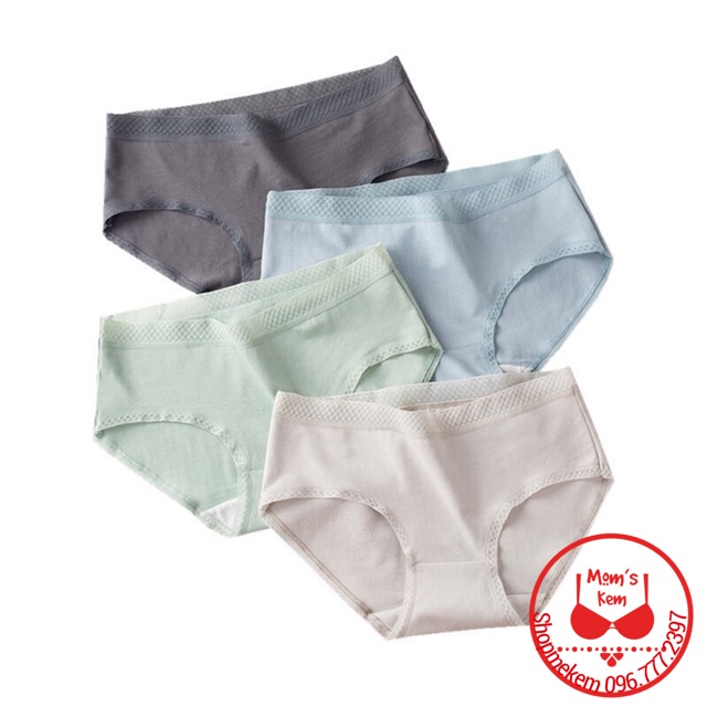[CÓ Sz xxl] Combo 5 Quần cotton cạp lưới co giãn tốt
