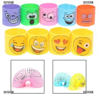 SIYUYAN 1Pc Funny Rainbow Circle Toys Kids Development Plastic Spring Magical Toys [319FA]