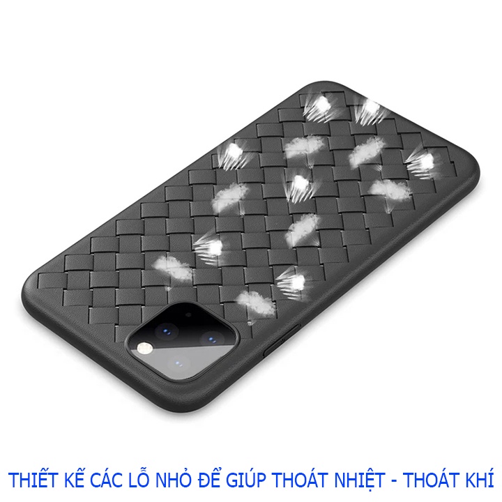 Ốp lưng iPhone nhựa dẻo - ĐAN LƯỚI - Tản nhiệt - iphone 5S,6,6S,6Plus,6S Plus, SE,7 Plus, 8 Plus, XR, XS Max, 11 Pro Max